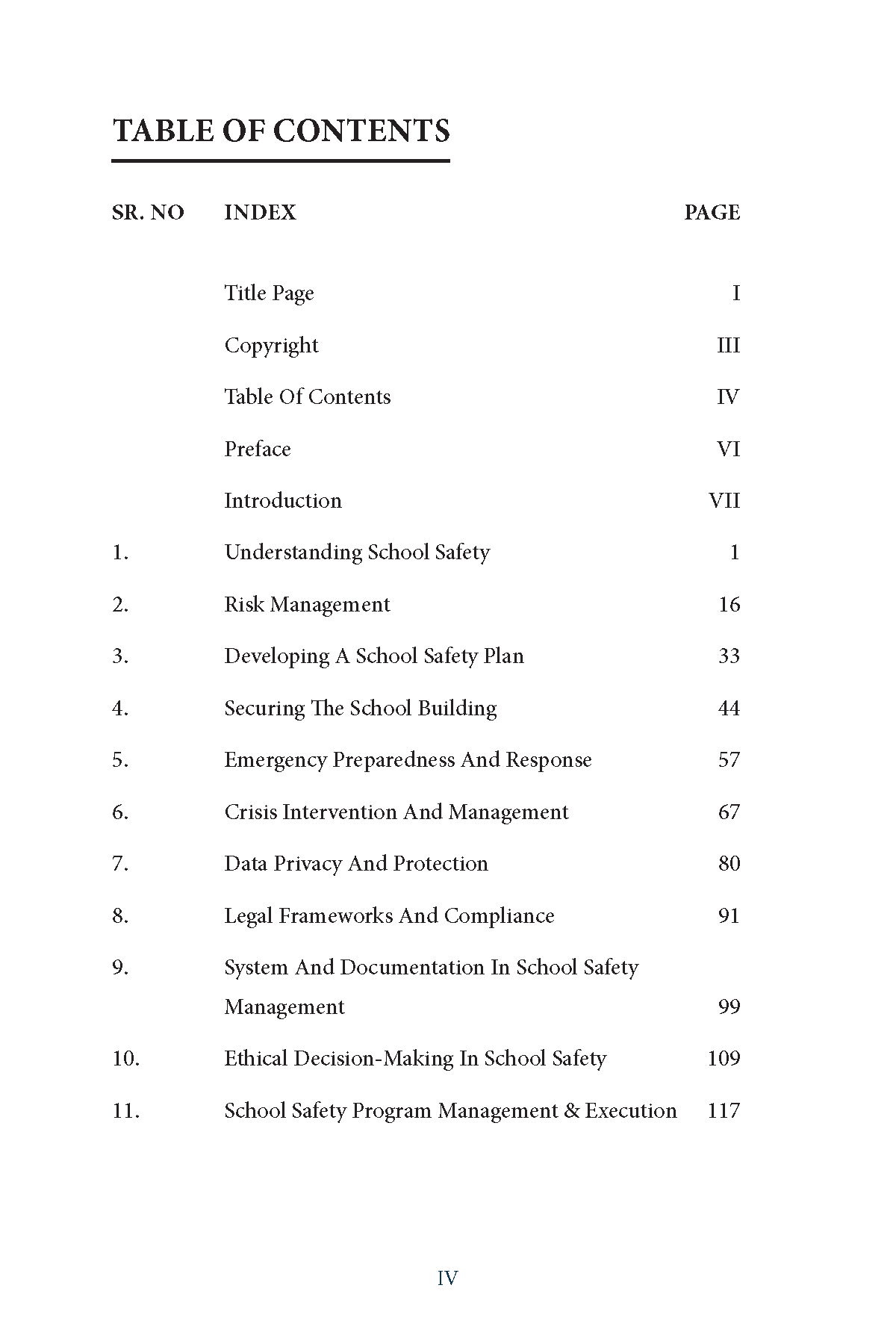 School Safety Blueprint